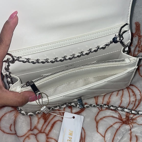 JW PEI -  Lottie Chain Crossbody Bag - White - Picture 6 of 9